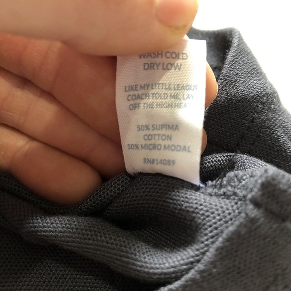 Marine layer Pique active Polo Shirt men's size medium - Picture 10 of 10